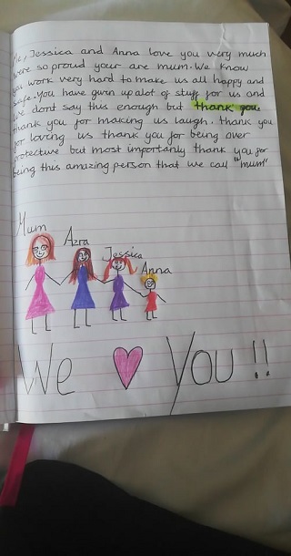 Georgia's Mother's Day message.
