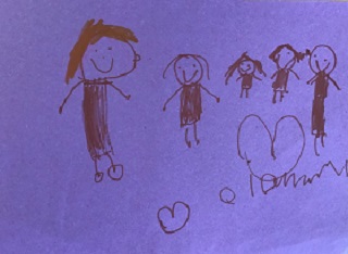 Glaitness pupil - Olivia's drawing.