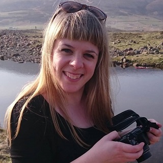 Photo of Orkney Artist Laura Drever.