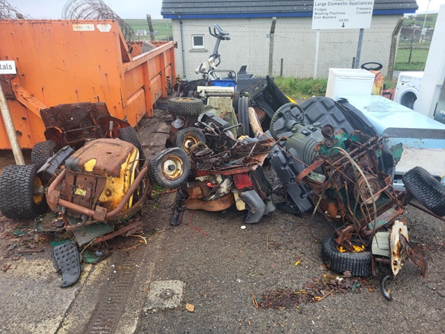 Hup recycling facility closed til further notice due to dumping