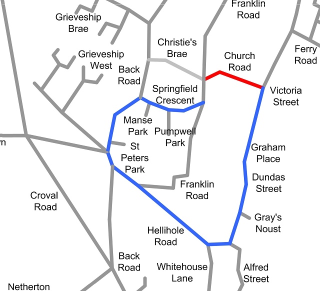 Church Road Stromness - road work and closures