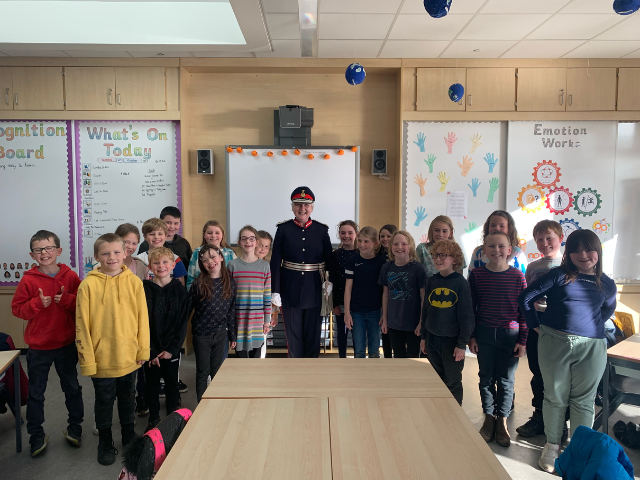 Stromness pupils send messages of sympathy and support to King Charles III