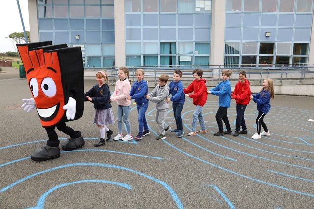Papdale Primary leads the way for national walk to school campaign