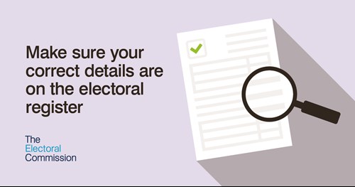 Electoral Registration reminder letters 