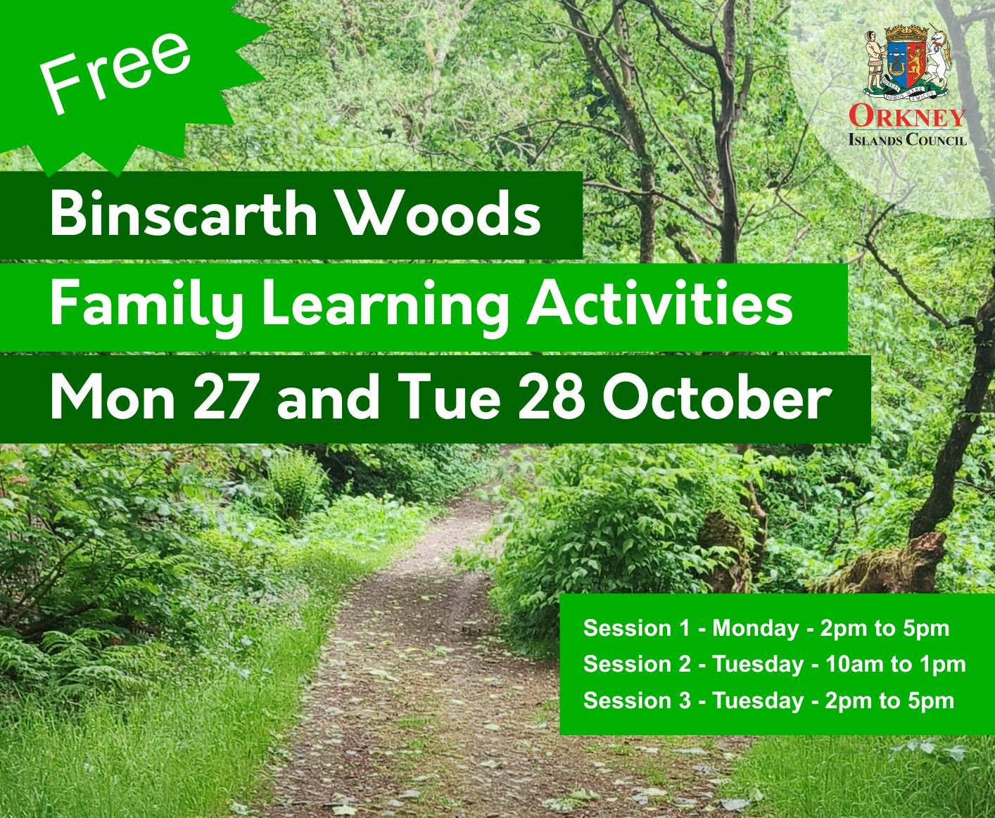 Binscarth Woods Family Learning Activities