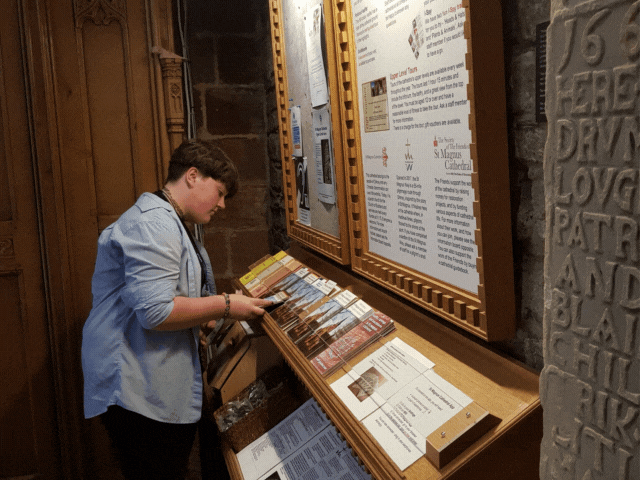 St Magnus Cathedral welcomes first work experience student