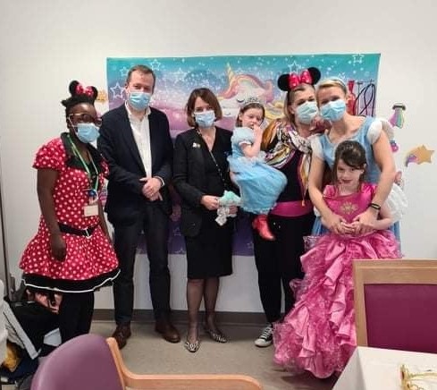 Two OIC employees facing similar cancer journeys share their thanks for “The Hospital Adventures”