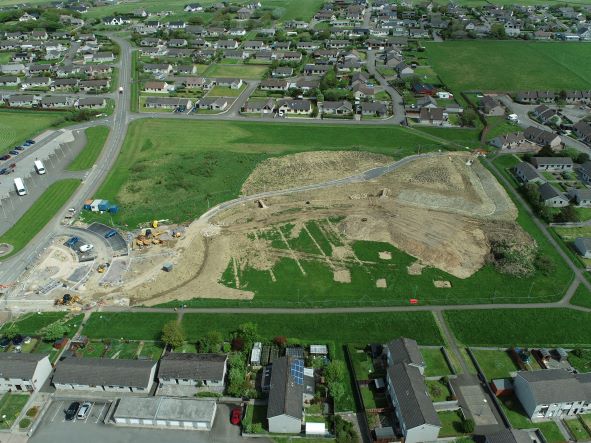 Papdale Park Works Continue