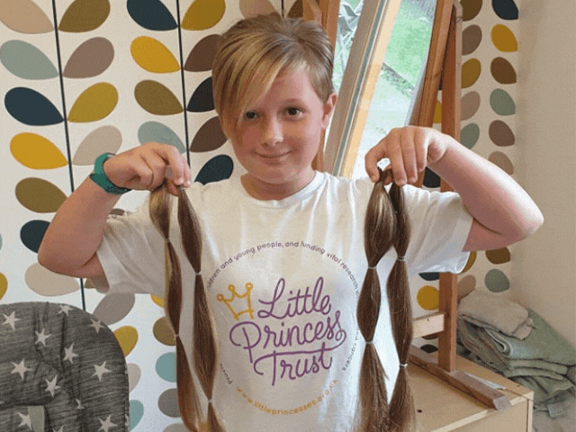 Sarah, 10, goes the extra 100 miles for children’s cancer charity!