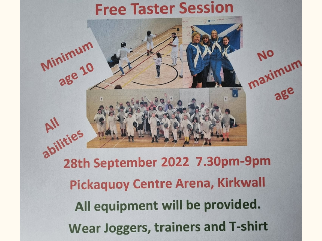 “En-garde”! Orkney Fencing Club lunge into plea for more volunteers